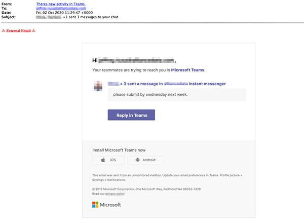Phishing Teams