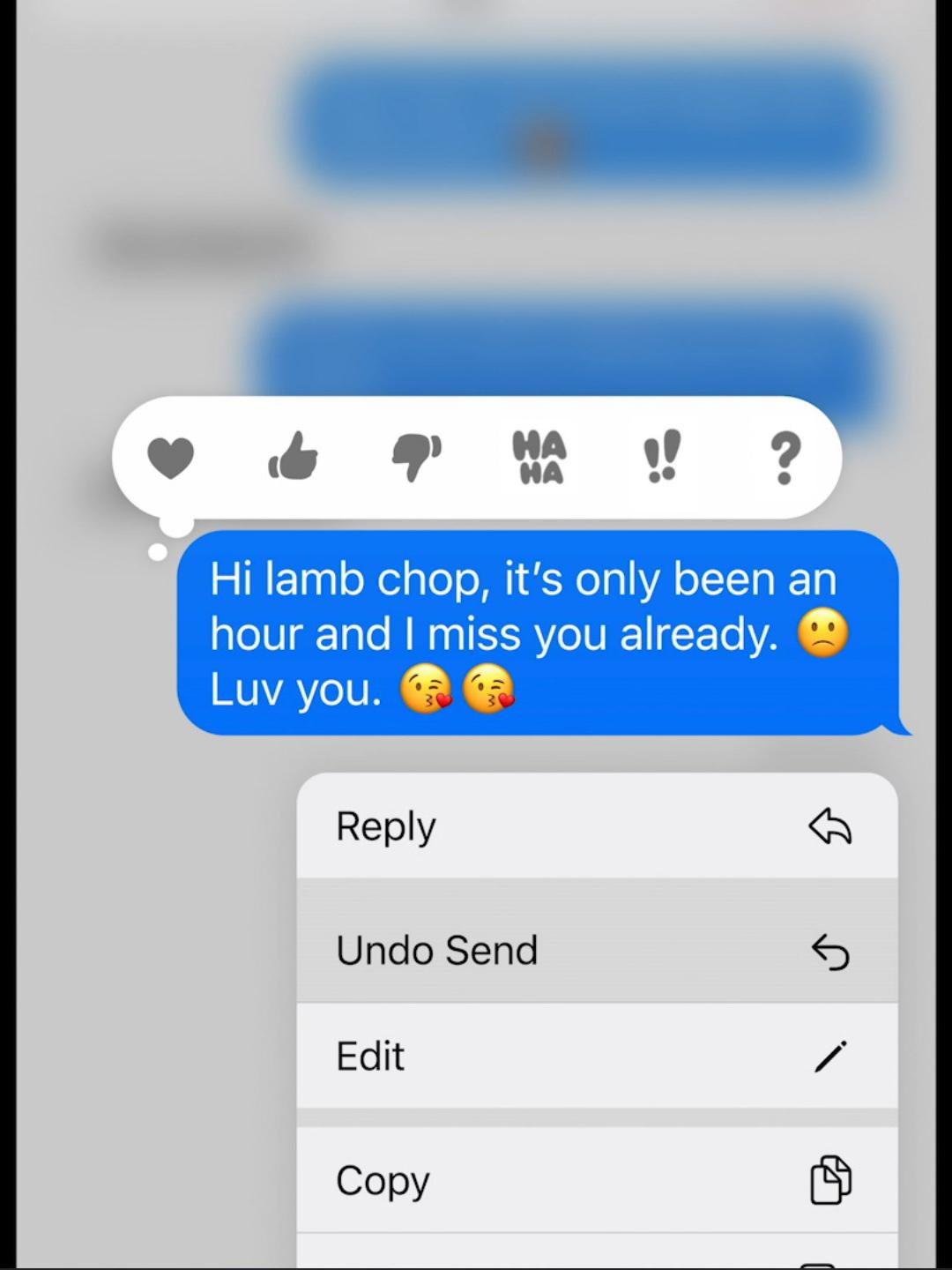 Redigera Imessage