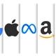 Logos Amazon Google Meta Apple Microsoft
