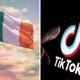 Irländska Flaggan Och Tiktok Ikon; Datacenter
