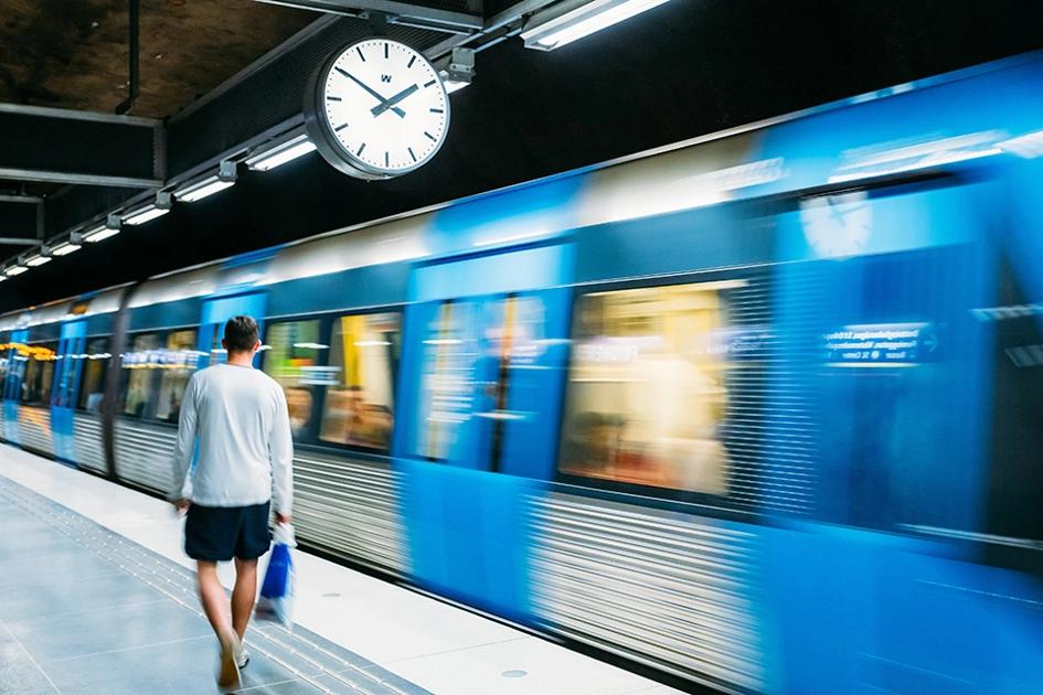 Bild Ifrån Stockholms Tunnelbana