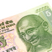 Indisk Rupie Med Mathatma Gandi (1)