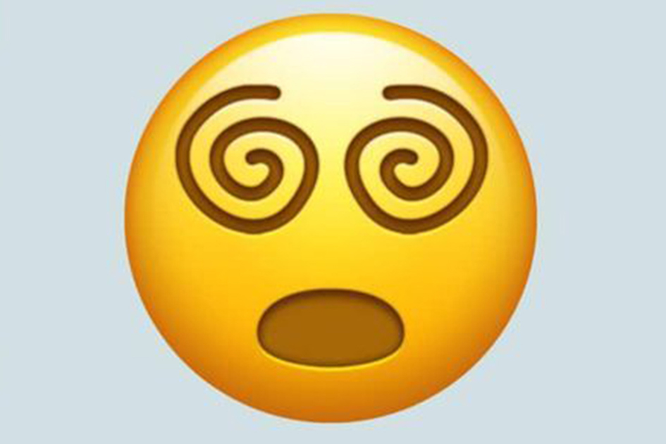 Emoji Med Skruvade Ögon