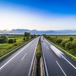 Flygbild Över Autobahn