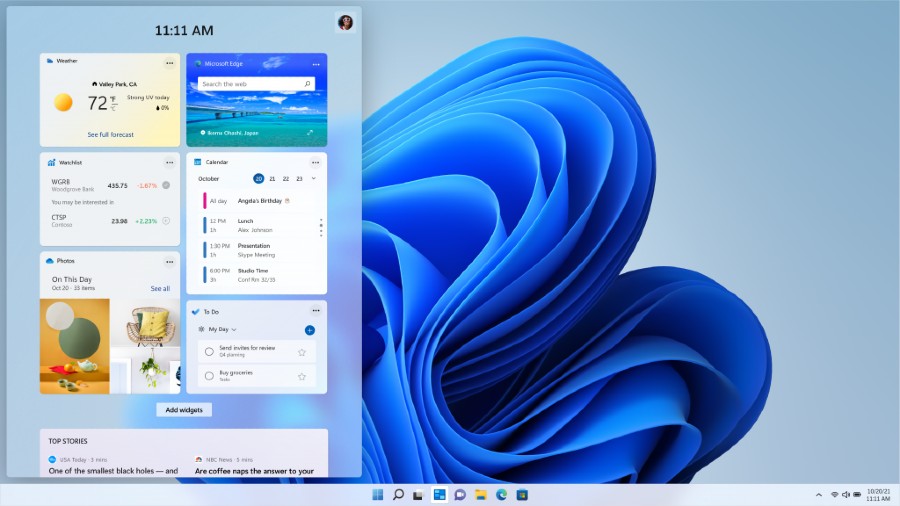 Windows11 Widgets