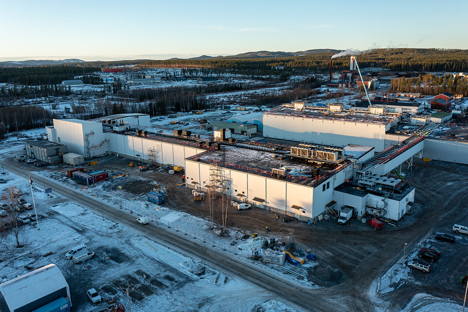 Polarbröd, Alvsbyn; Ny Fabrik Under Uppbyggnad