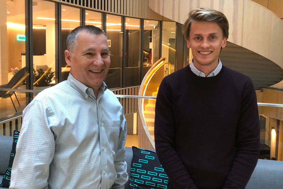 John Och Jostein På Hpes Kontor I Ulriksdal