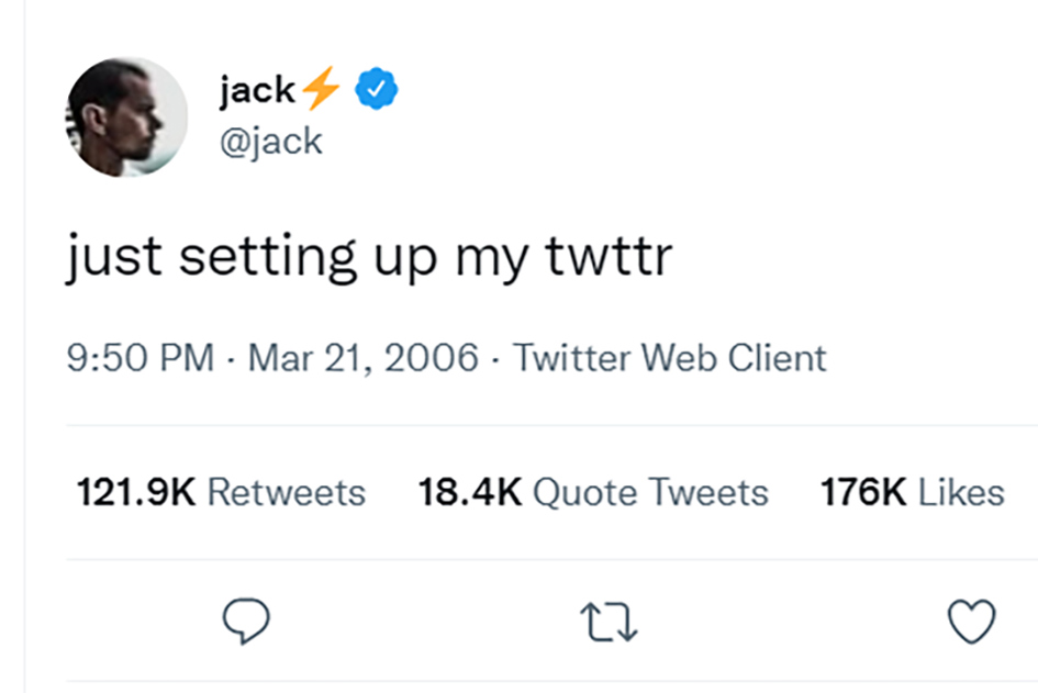Jack Dorseys Första Tweet
