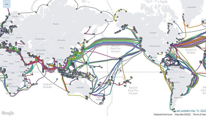 Tele Geography Map