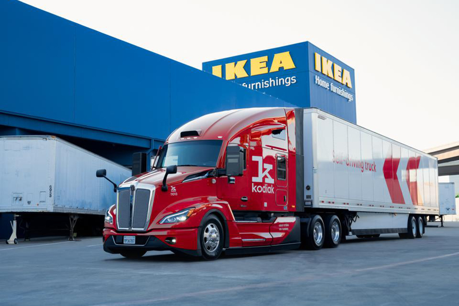 Ikea Och Kodiak; Självkörande Lastbil
