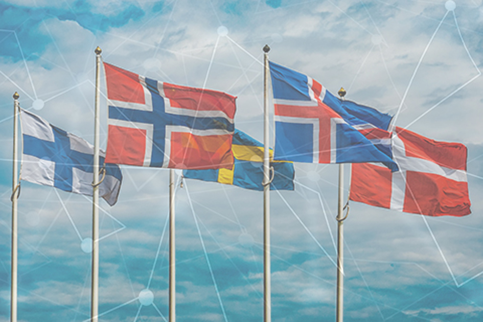 Nordiska Flaggor Och Noder; Nordiska Rådet, Digit, Rapport, Sociala Medier